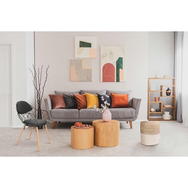 Zestaw stolików Mice białe - ACTONA